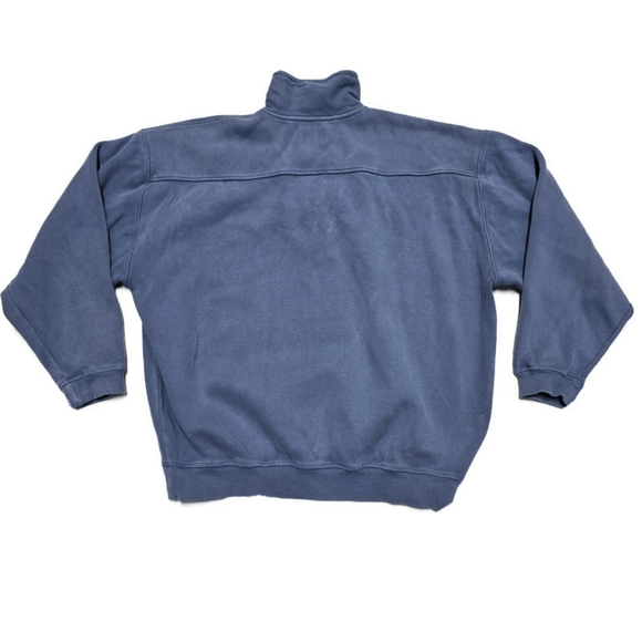 Tommy Bahama Relax 1/4 Zip Sweater Mens M Faded Blue Pullover Sweatshirt - Picture 4 of 13